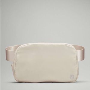 lululemon belt bag white opal